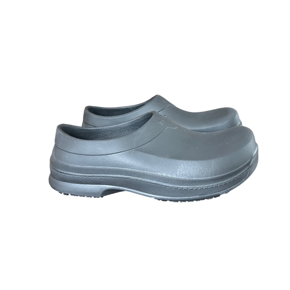 TredSafe Caspian Slip Resistant Work Clogs Black EnduroPro M5 W7 Unisex Shoes